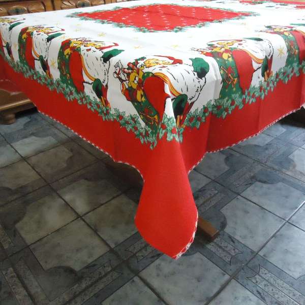 Tolha de mesa quadrada 140x140 cm Natal