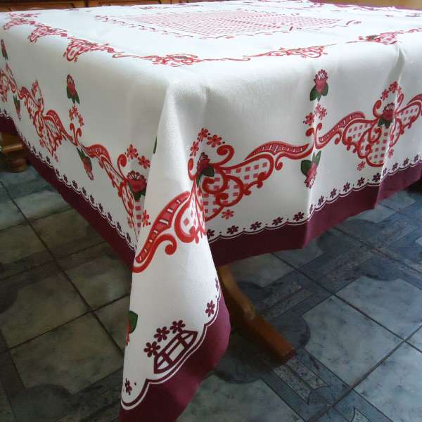 Toalha de mesa quadrada 140x140 cm